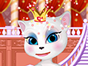 After Talking Tom became king, his wife Angela Talking, are to be crowned as queen of all cats in the world.Queen Angela must
look incredible for the coronation party. She needs a specialist in clothing and accessories royal to match the new rule of the queen. 
Do you think you are doing? Have fun!